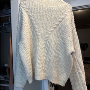 Universal Thread Cream Cable Knit Sweater